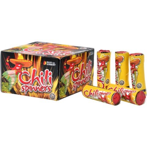 Chili Spinners - Bodenkreisel mit Crackling