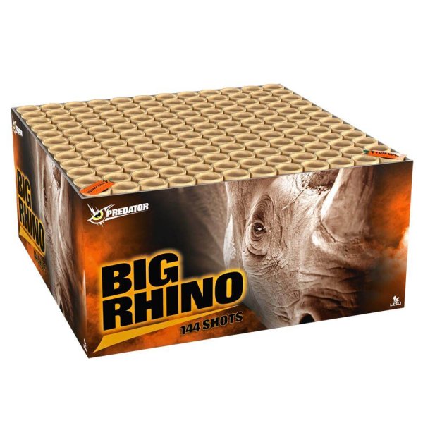 Big Rhino - 144 Schuss dickes Feuerwerk - Neuheit 2023