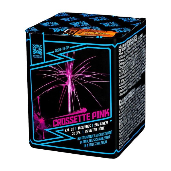 Pink Crossette von Argento Feuerwerk