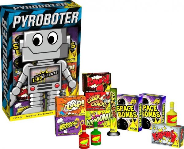 Kinderfeuerwerk Pyroboter