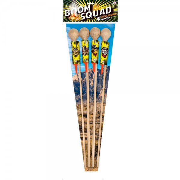 Boom Squad - 4 dicke Kugelraketen aus dem Hause Lesli