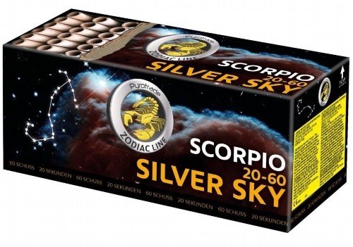 Silver Sky - Scorpio 20-60 - 60 silberne Blinker Wasserfälle