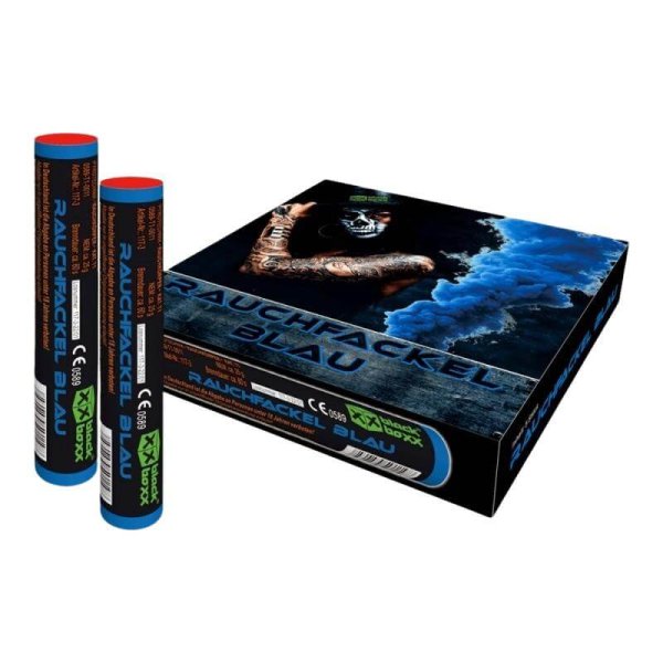 Rauchfackel Blau im 5er Pack