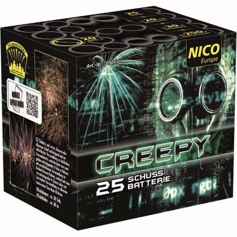 creepy 25 Schuss Nico Feuerwerk