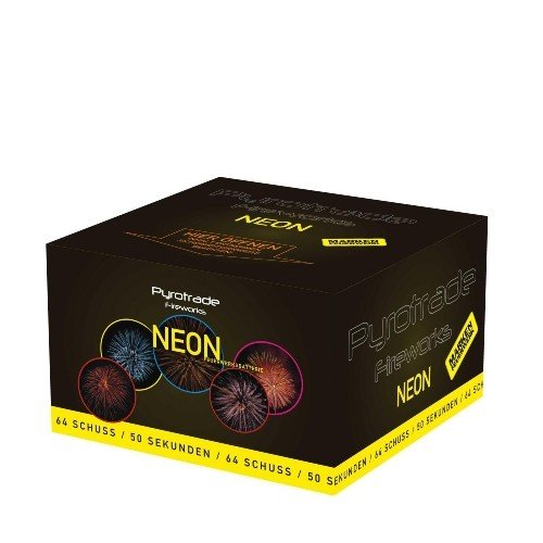 neon - 64 Schuss Feuerwerksbatterie