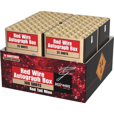 Die Red Wire Autograph box färbt den Feuerwerkhimmel rot - Produktvideo