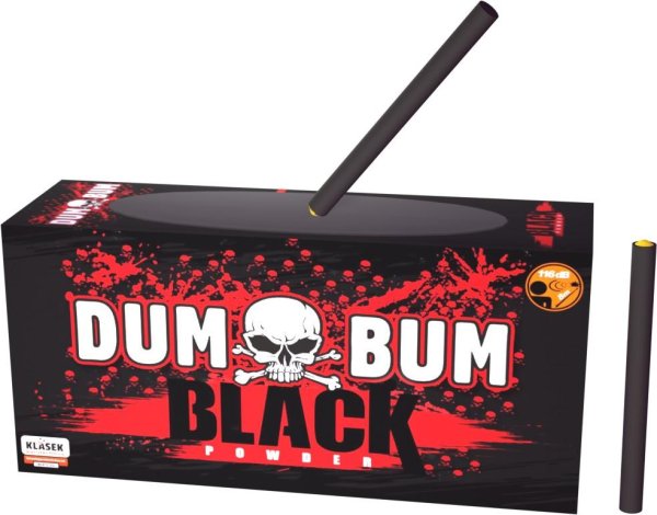 Dumbum Black Pirat - 100 laute schwarzpulver Reibekopf Böller