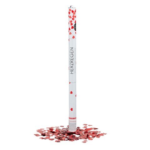 Konfetti Shooter - Herzregen - 80cm im pyrolager.de