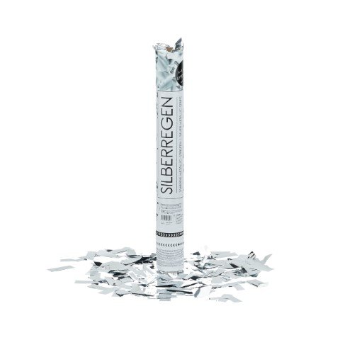 Konfetti Shooter - Silberregen - 40cm