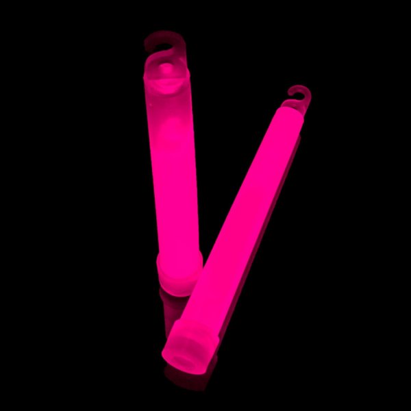 Powerknicklichter zum Umhängen auf Festivals, Partys und der Nachtwanderung -pink