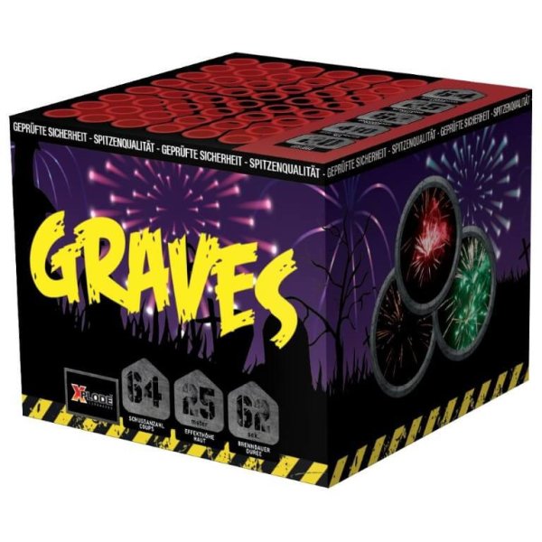 63 Schuss - ganze 60 Sekunden tolle Show + Die Graves von Xplode