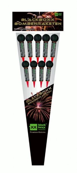 Kugelbomben Raketen - 9teiliges Set