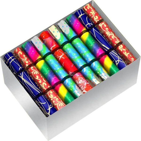 50er Großpack 22cm lange, bunte Knallbonbons im Gastropack