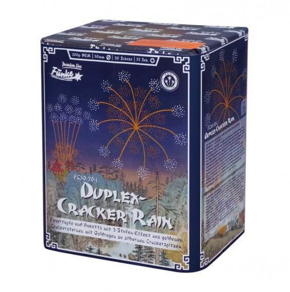 Duplex-Cracker Rain von Funke. 