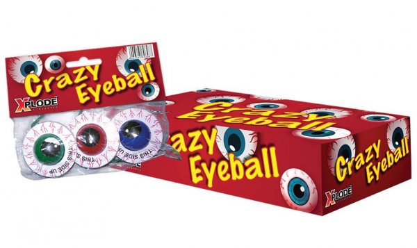 Crazy Eyeballs - 3 Bodenkreisel in Augenform