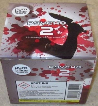 Psycho 2 - 25 Schuss Feuerwerk von PGE