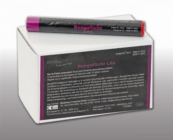 Pyrolager.de - Blackboxx Lanzenlichter Purpur