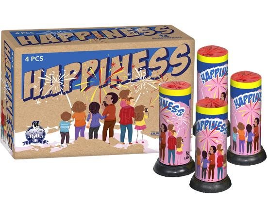 Happiness - 4 traditionelle F1 Fontänen