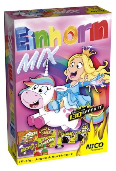 Kinderfeuerwerk Einhorn Mix