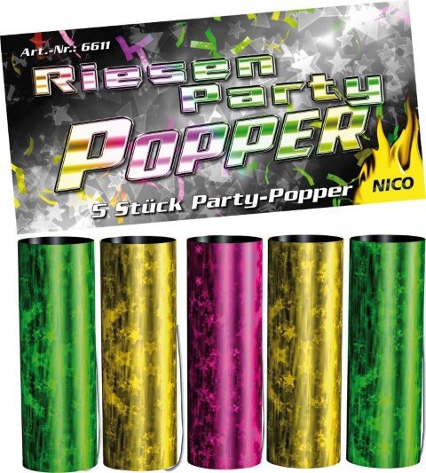 Riesen Party Popper von Nico