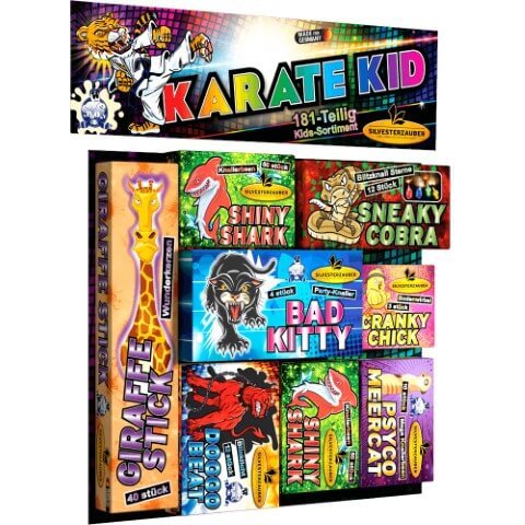 karate Kid - 181 teiliges Set Kinderfeuerwerk