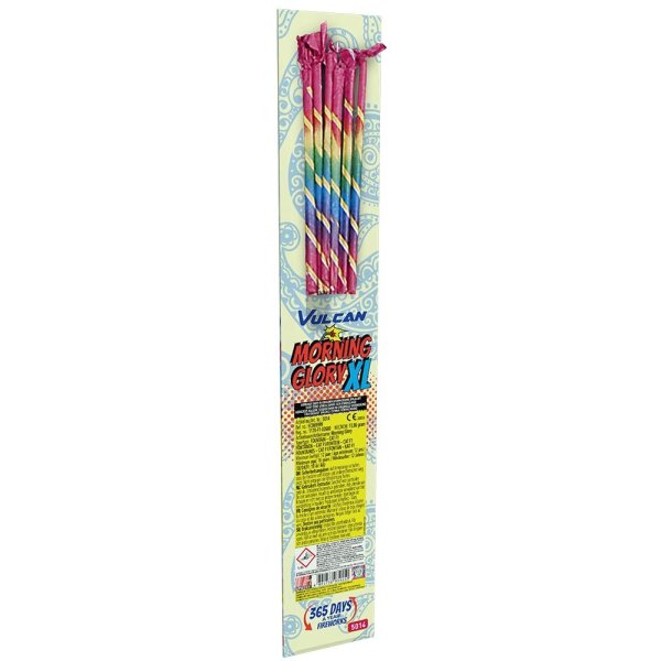 Morning Glory XL - 6 bunte, XL Kindeefackeln