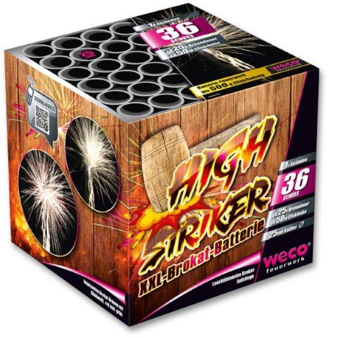 High Striker 36 Schuss Batterie von Weco