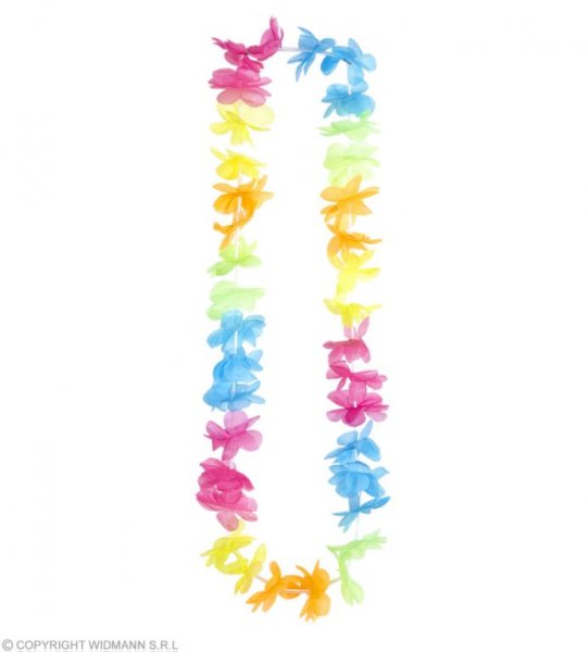 Knallig bunte Hawaii Kette