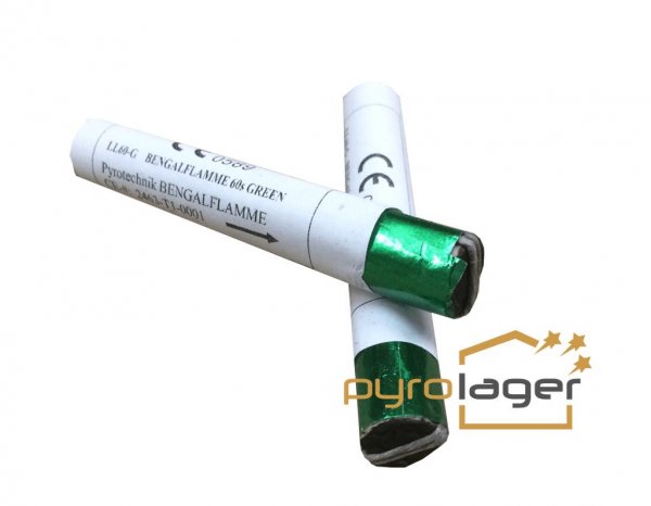 Lanzenlichter grün pyrotrade 