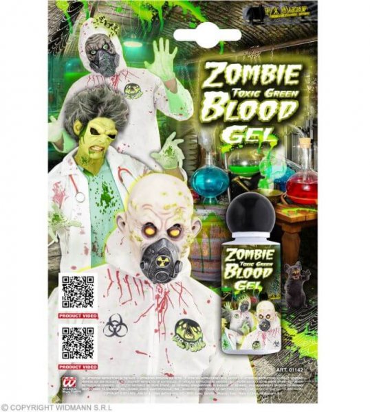 Toxisches giftgrünes Zombieblut in Gel Form