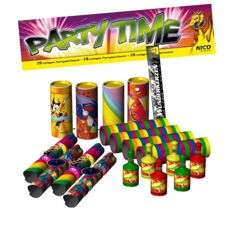Party Time - Tischfeuerwerk Set 19 Teile