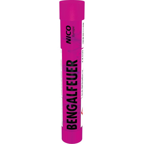 Nico bengalisches Feuer pink in F1 Zulassung