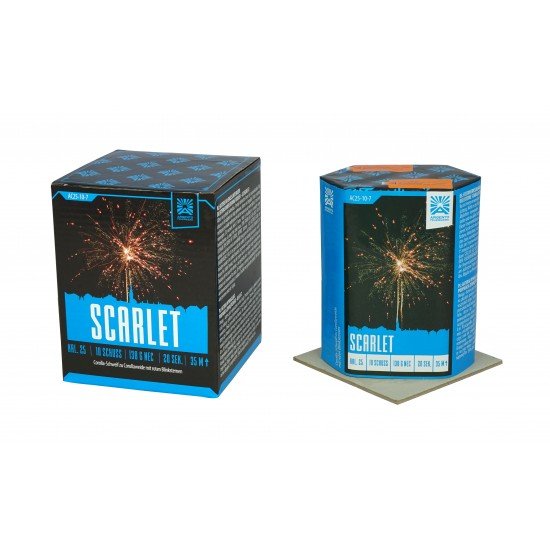 Scarlet - 10 Schuss Corolla Weiden mit roten Blinksternen