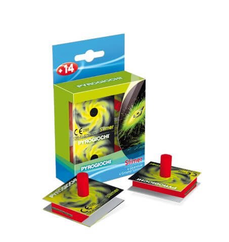Slimer - 4 Bodenkreisel mit wechselnden Effekten