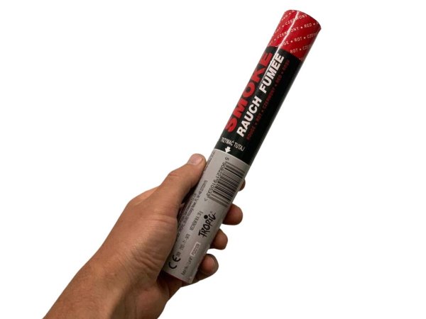 TF23 - Kräftige Rauch Handfackel in 6 tollen Farben - Rot