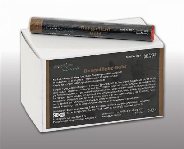 Pyrolager.de - Blackboxx Lanzenlichter Blau