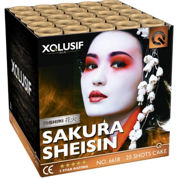 Sakura Sheisin- Eindrucksvolles Feuerwerk der XQLUSIF 100% Serie