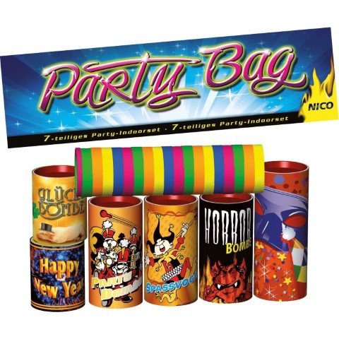 Party Bag - 7 teiliges Set Tischfeuerwerk