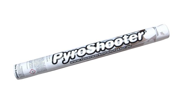 Pyroshooter mit Abreisszünder - Weiss