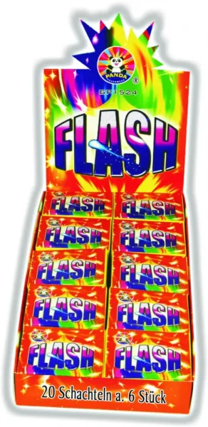 Flash Silber Fontäne - 6 kleine Silberfontänen in F1 Zulassung