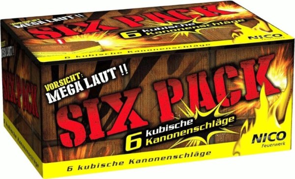 6 dicke, kubische Kanonenschläge von Nico Feuerwerk