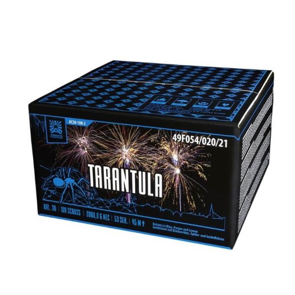 Tarantula von Argento - irres 100 Schuss Komplettfeuerwerk