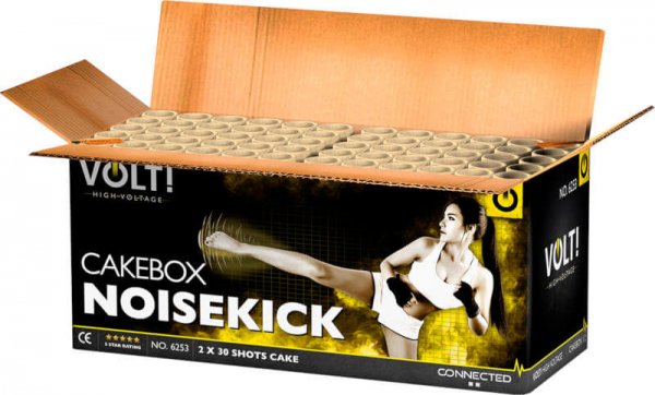 Noisekick 60 Schuss Verbundfeuerwerk aus der Volt! Reihe