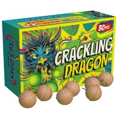 Crackling Dragon - 30 Crackling Bälle ohne Plastik