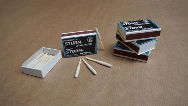 Sturmstreichhölzer made in switzerland im Pyrolager.de