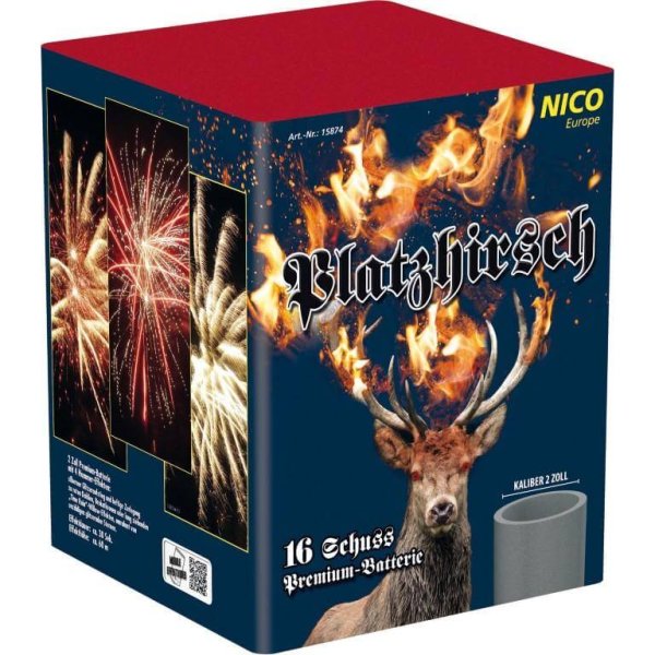 Platzhirsch - 50mm F3 Feuerwerk von Nico