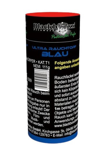 Ultra Rauchtopf Blau