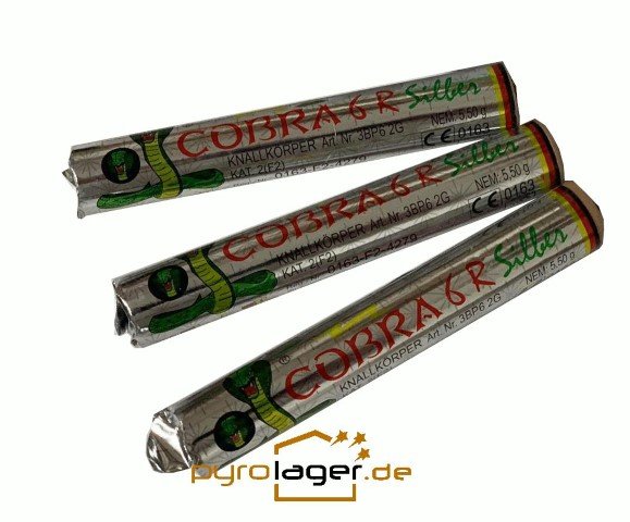 Cobra6 R Silber Böller - Di Blasio mit Reibekopf