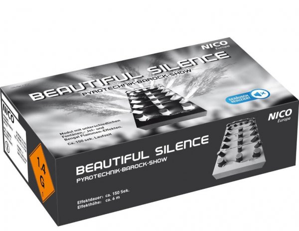 Beautiful Silence Bühnenshow - Fontänenverbund in T1 Zulassung von nico Feuerwerk