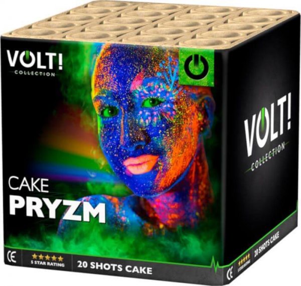 Pryzm - Kräftiges 20 Schuss Feuerwerk aus der Volt! Reihe 